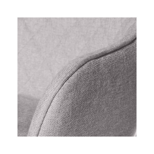 Silla Giratoria AMY, Textil / Metal /...