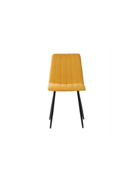 Silla KÅNA, Textil / Contrachapado / Metal / Mostaza
