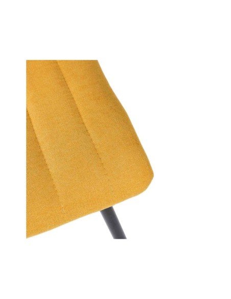 Silla KÅNA, Textil / Contrachapado / Metal / Mostaza