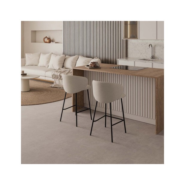 Taburete Alto RENATE 66 cm, Textil /...