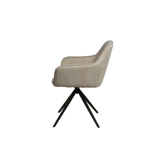 Silla Giratoria AMY, Textil / Metal /...