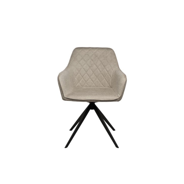 Silla Giratoria AMY, Textil / Metal /...