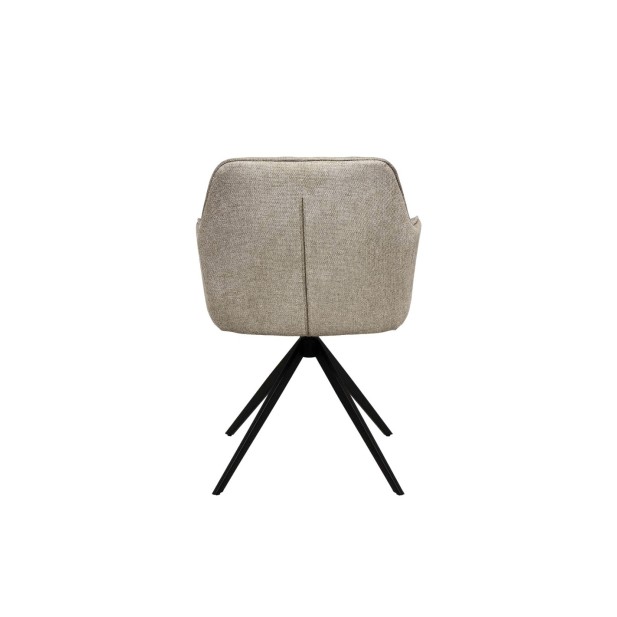 Silla Giratoria AMY, Textil / Metal /...