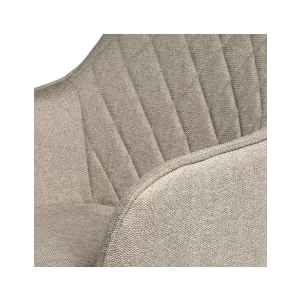 Silla Giratoria AMY, Textil / Metal /...