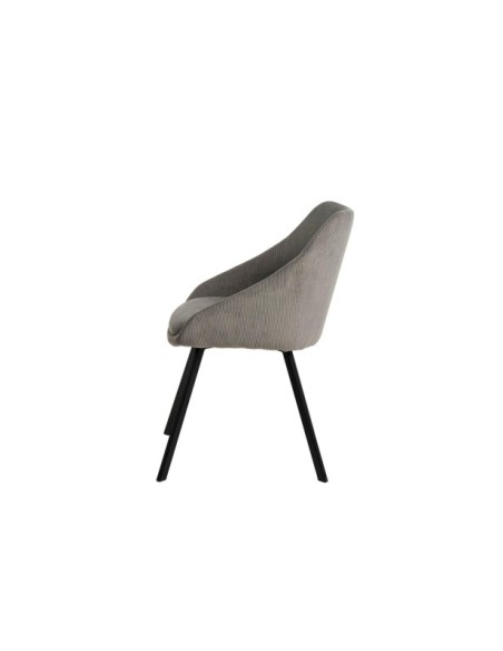 Silla ARKYN, Textil / Contrachapado / Metal / Gris Claro