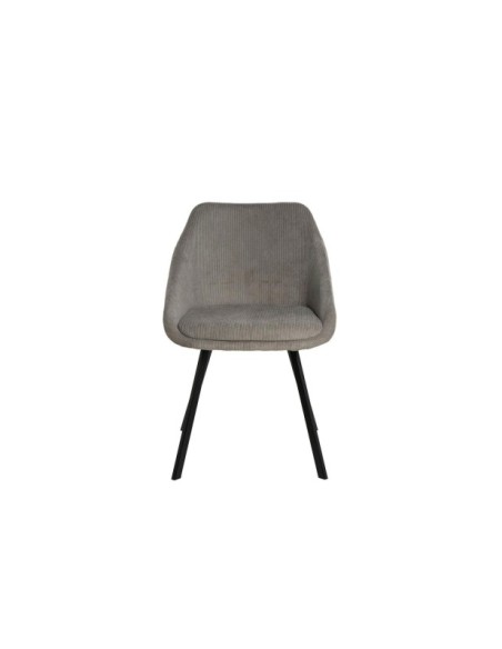 Silla ARKYN, Textil / Contrachapado / Metal / Gris Claro