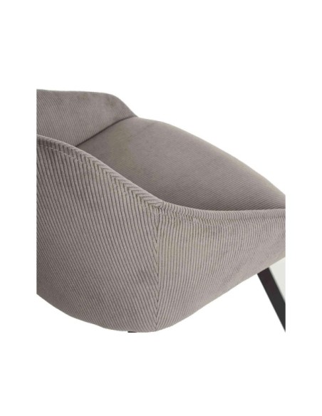 Silla ARKYN, Textil / Contrachapado / Metal / Gris Claro