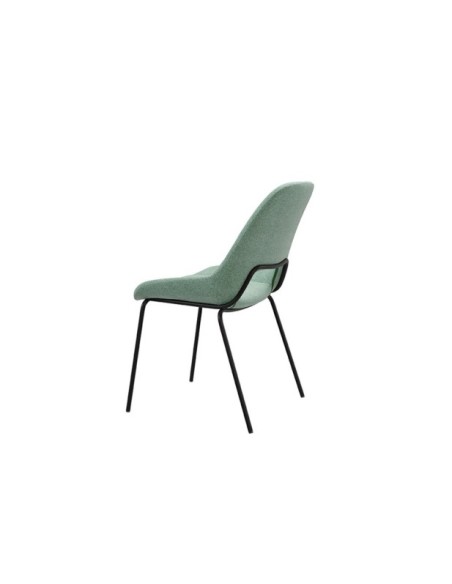 Silla SILAS, Textil / Plástico / Metal / Menta