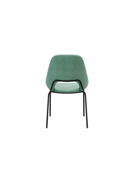 Silla SILAS, Textil / Plástico / Metal / Menta