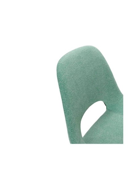 Silla SILAS, Textil / Plástico / Metal / Menta