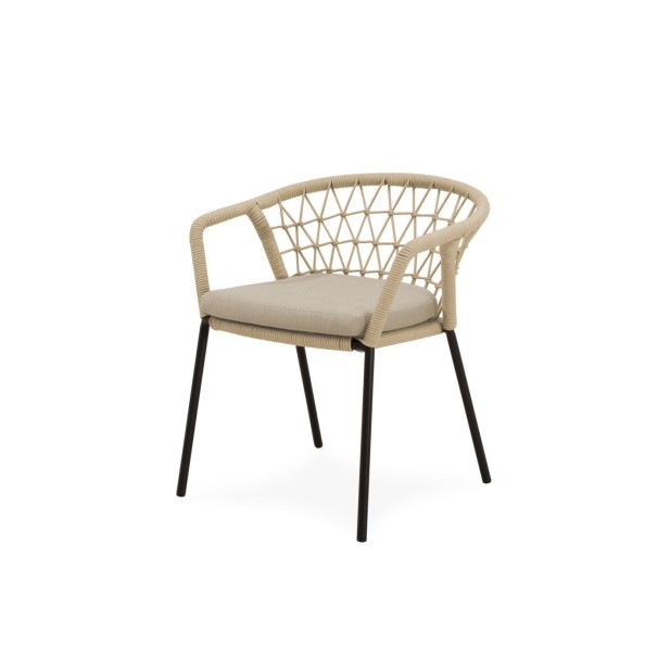 Silla Exterior OSMOND, Acero / Cuerda...