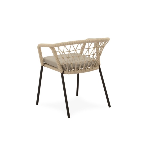 Silla Exterior OSMOND, Acero / Cuerda...