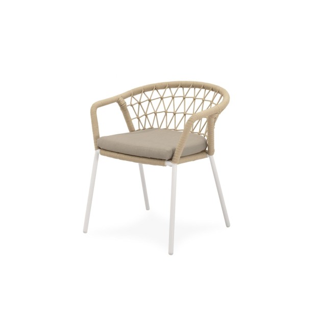 Silla Exterior OSMOND, Acero / Cuerda...