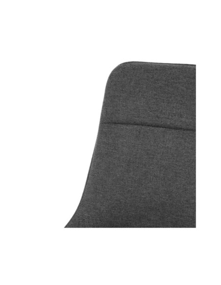 Silla DESTIN, Textil / Contrachapado / Metal / Gris Oscuro