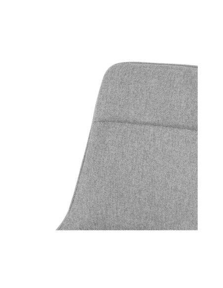 Silla DESTIN, Textil / Contrachapado / Metal / Gris Claro