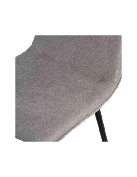 Silla SIGNA, Textil / Contrachapado / Metal / Gris Claro