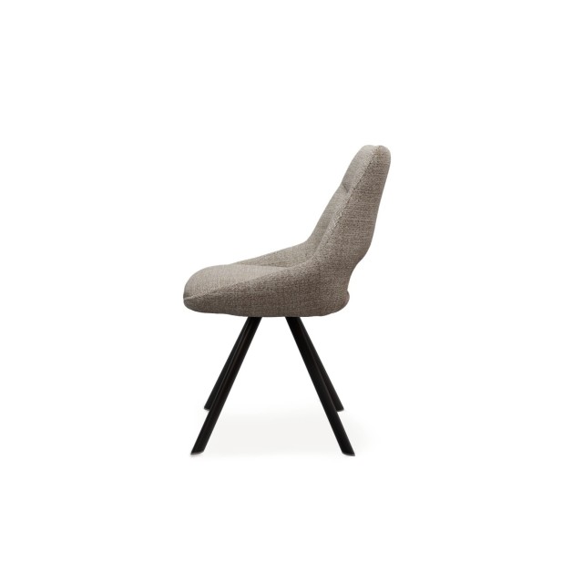 Silla KADEN, Plástico / Metal / Taupe