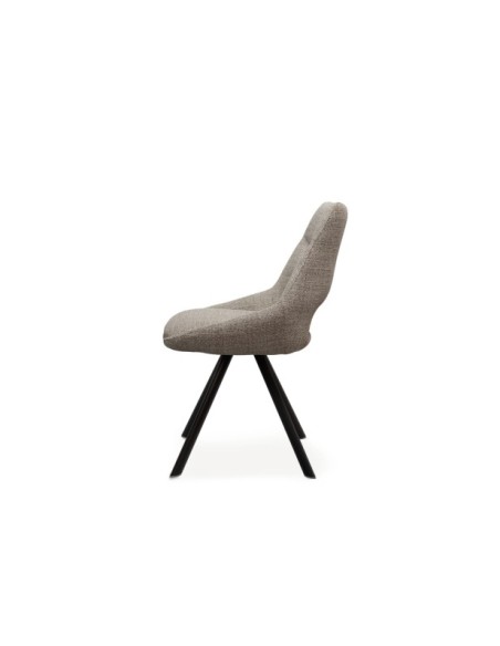 Silla KADEN, Plástico / Metal / Taupe