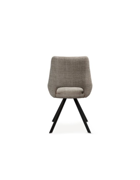 Silla KADEN, Plástico / Metal / Taupe