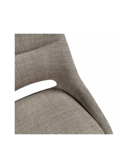 Silla KADEN, Plástico / Metal / Taupe