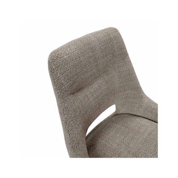 Silla KADEN, Plástico / Metal / Taupe