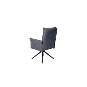 Silla Giratoria GUNNAR, Textil / Metal / Gris Oscuro 2