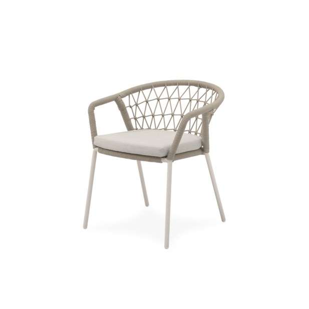 Silla Exterior OSMOND, Textil / Acero...