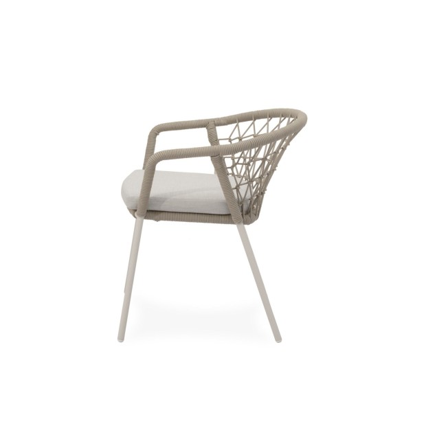 Silla Exterior OSMOND, Textil / Acero...