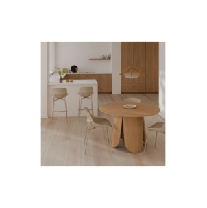 Taburete Alto BOE 66 cm, Plástico / Metal / Beige 2