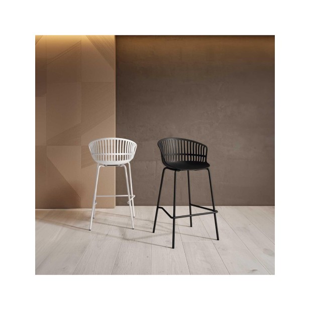 Taburete Alto OLIA 68 cm, Metal /...