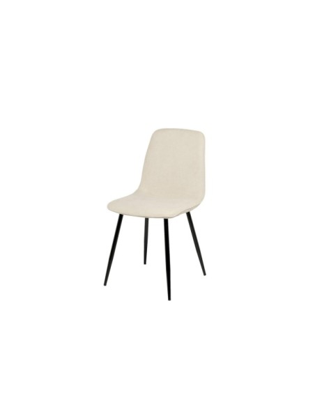 Silla SIGNA, Textil / Contrachapado / Metal / Beige