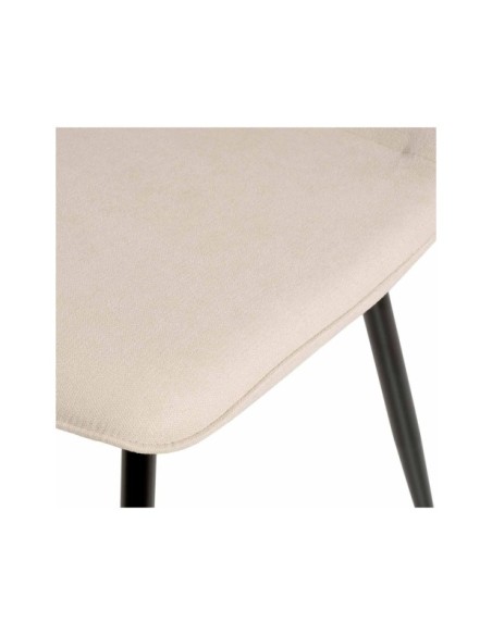 Silla SIGNA, Textil / Contrachapado / Metal / Beige