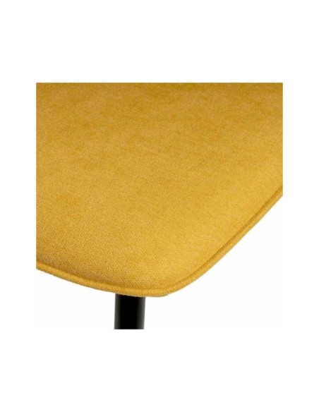 Silla SIGNA, Textil / Contrachapado / Metal / Mostaza