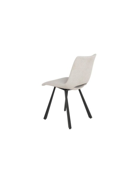 Silla AXIS, Textil / Plástico / Metal / Beige