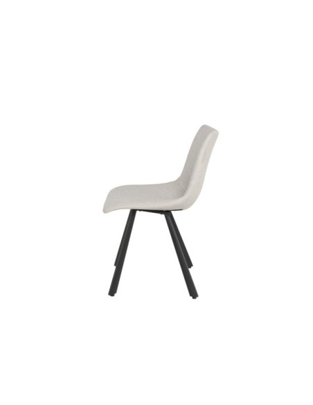 Silla AXIS, Textil / Plástico / Metal / Beige