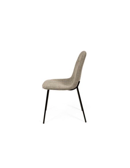 Silla ÅSE, Textil / Plástico / Metal / Taupe