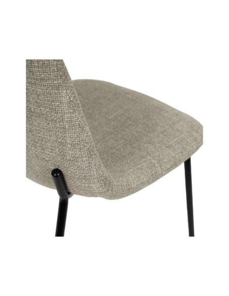 Silla ÅSE, Textil / Plástico / Metal / Taupe