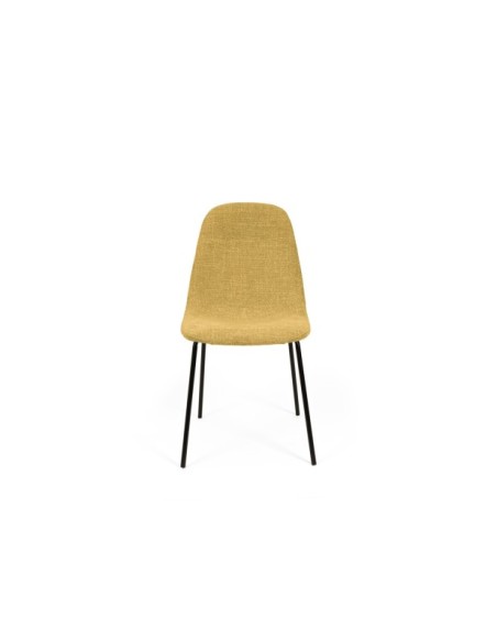 Silla ÅSE, Textil / Plástico / Metal / Mostaza