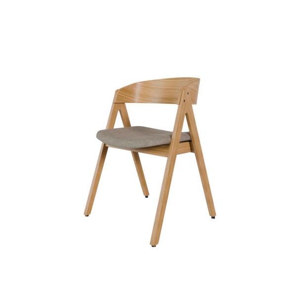 Silla FRAY, Textil / Chapa de Roble /...