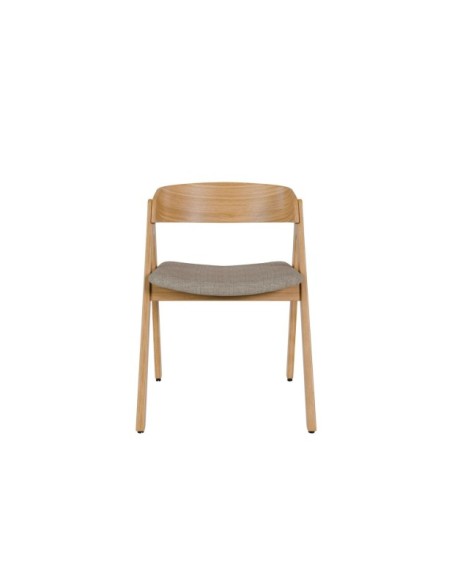 Silla FRAY, Textil / Chapa de Roble / Roble Gris Claro