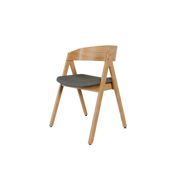 Silla FRAY, Textil / Chapa de Roble /...