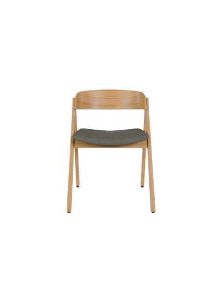 Silla FRAY, Textil / Chapa de Roble / Roble Gris Oscuro
