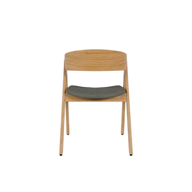 Silla FRAY, Textil / Chapa de Roble /...