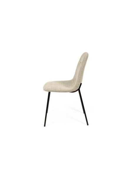 Silla ÅSE, Textil / Plástico / Metal / Beige