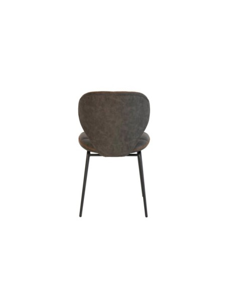 Silla TERRY, Textil / Contrachapado / Metal / Gris