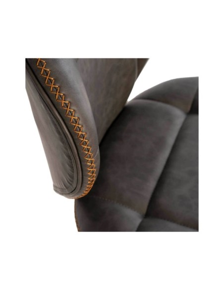 Silla TERRY, Textil / Contrachapado / Metal / Gris