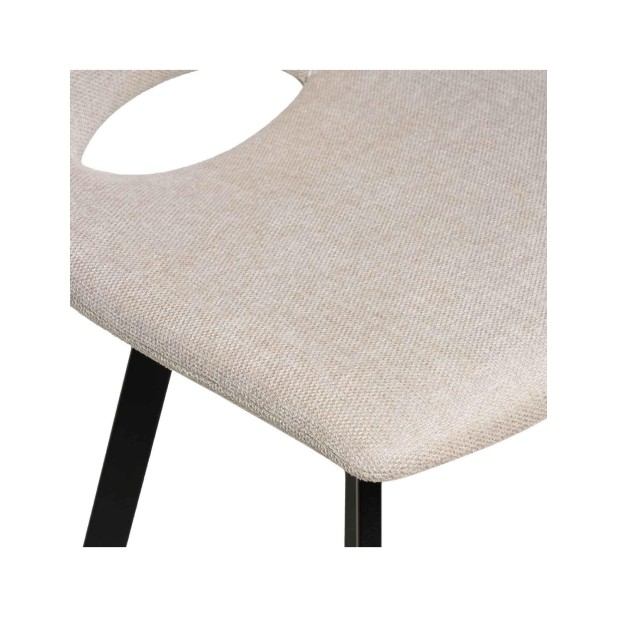 Taburete Alto BIRGER 68 cm, Textil /...