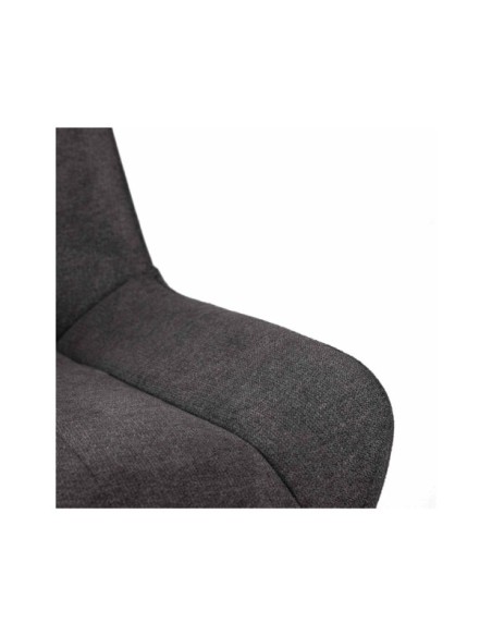 Silla AME, Textil / Contrachapado / Metal / Gris Oscuro