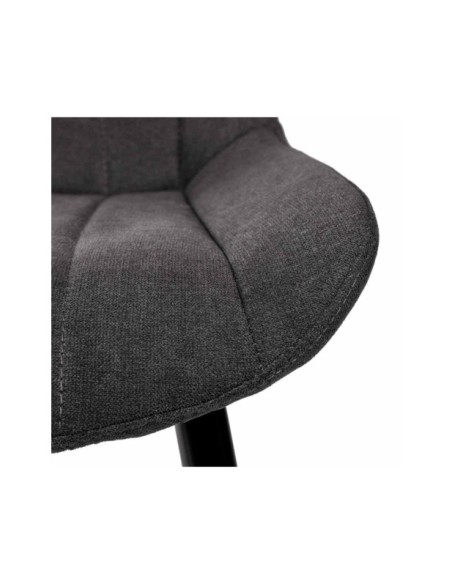 Silla AME, Textil / Contrachapado / Metal / Gris Oscuro