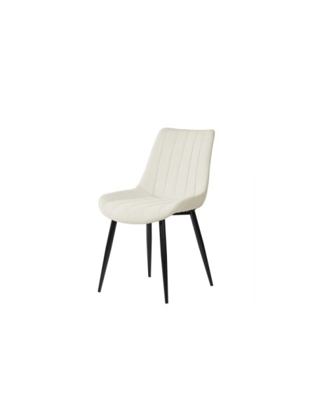 Silla ÅME, Textil / Contrachapado / Metal / Beige